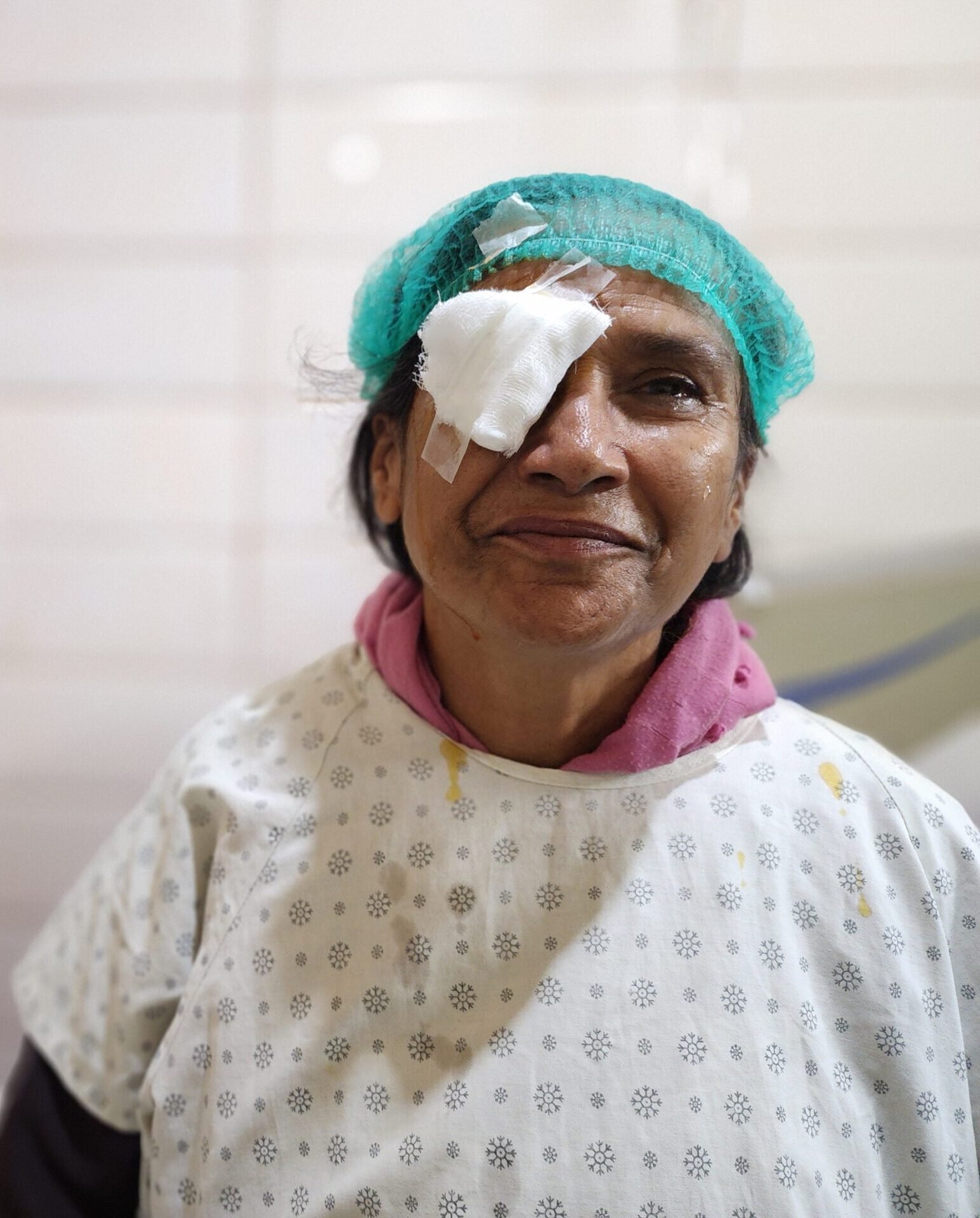 Shahida Khatoon after cataract surgery
