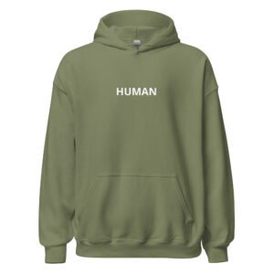 Human Embroidered Hoodie